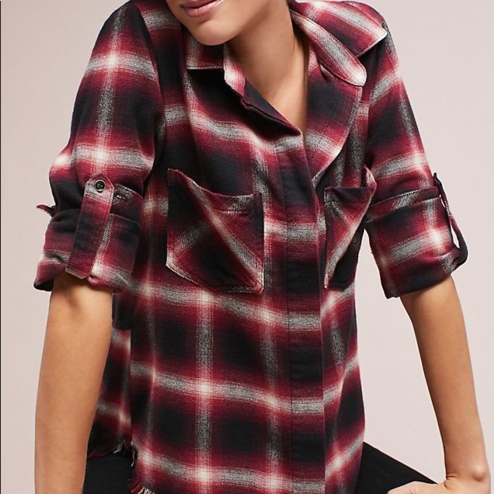 Anthro split back button down - Picture 3 of 4